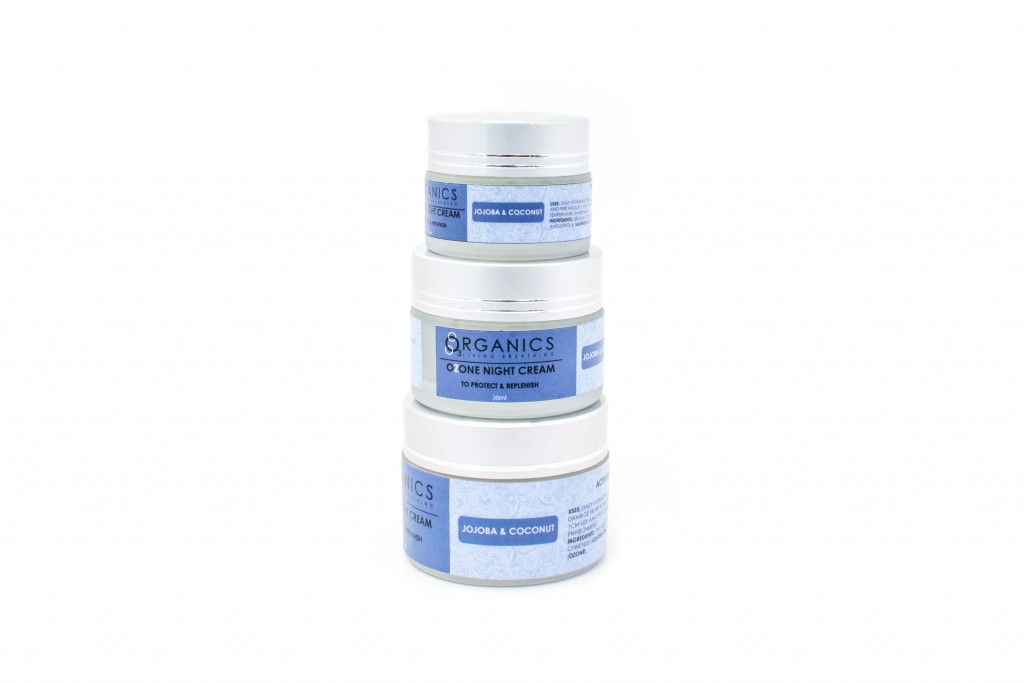 O3organics Beauty Range Ozone Night Cream Protect & Replenish with Jojoba & Coconut