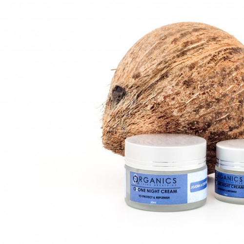 O3organics Beauty Range Ozone Night Cream Protect & Replenish with Jojoba & Coconut
