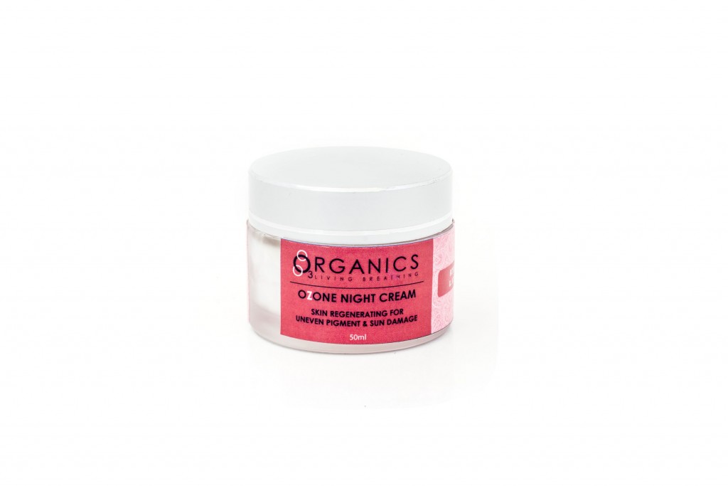 O3organics Beauty Range Ozone Night Cream Skin Rejuvenating Sun Damage with Rosehip and Jojoba